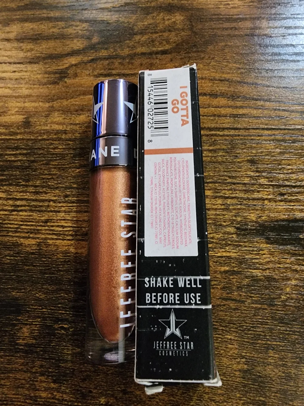 Jeffree Star Velour Liquid Lipstick - Metallic Copper Brown I Gotta Go